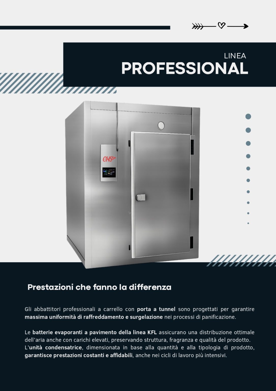 catalogo abbattitore linea Professional