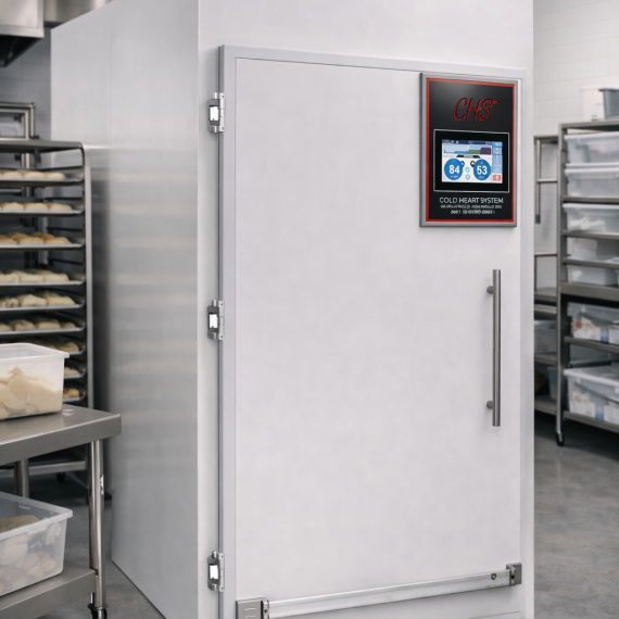 Refrigeratore industriale con pannello touchscreen