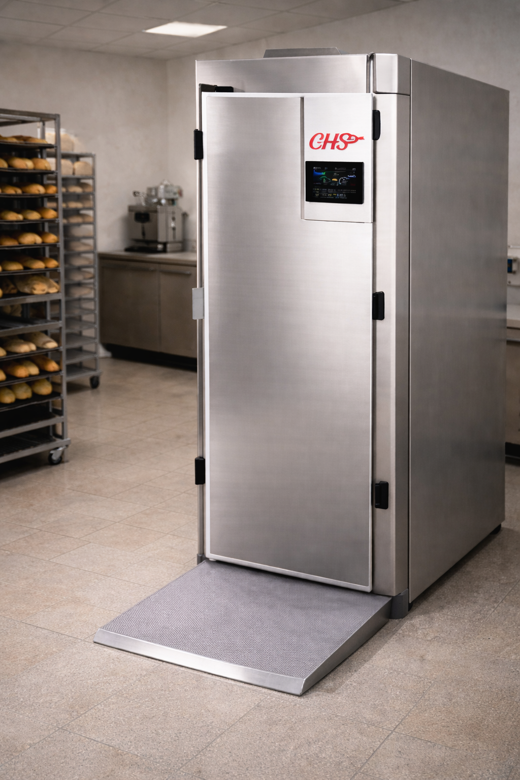 Abbattitore roll-in professionale CHS per carrelli