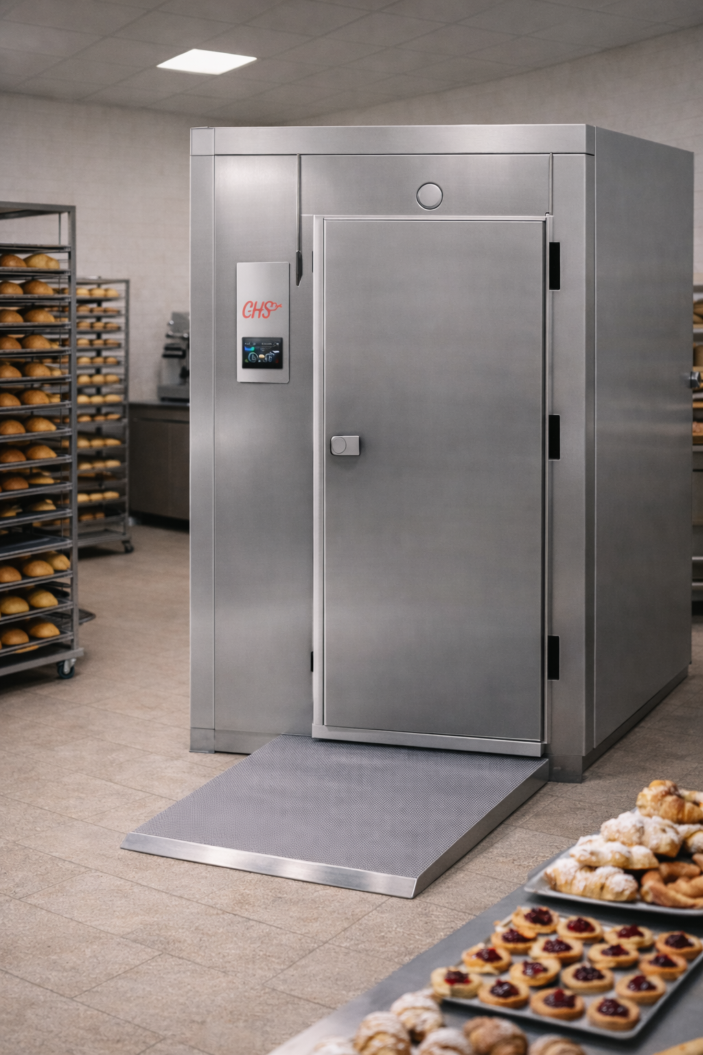 Abbattitore professionale CHS Linea PROFESSIONAL in panificio