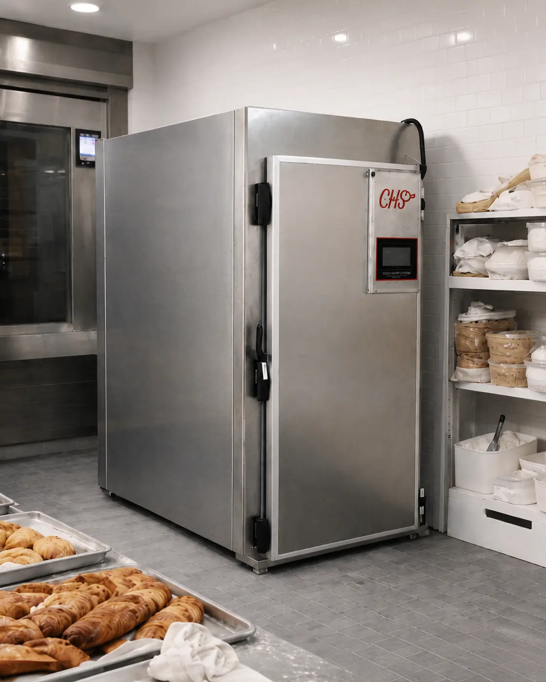 Cella di fermalievitazione professionale CHS per panifici e pasticcerie in acciaio inox